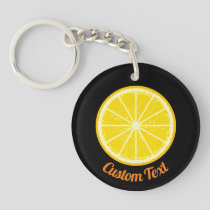Orange Slice Keychain