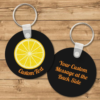 Orange Slice Keychain