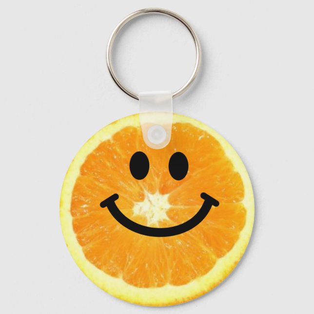 Orange Slice Keychain (Front)