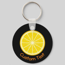 Orange Slice Keychain