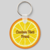 Orange Slice Keychain