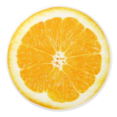 Orange Slice Kitchen Cabinet Knob