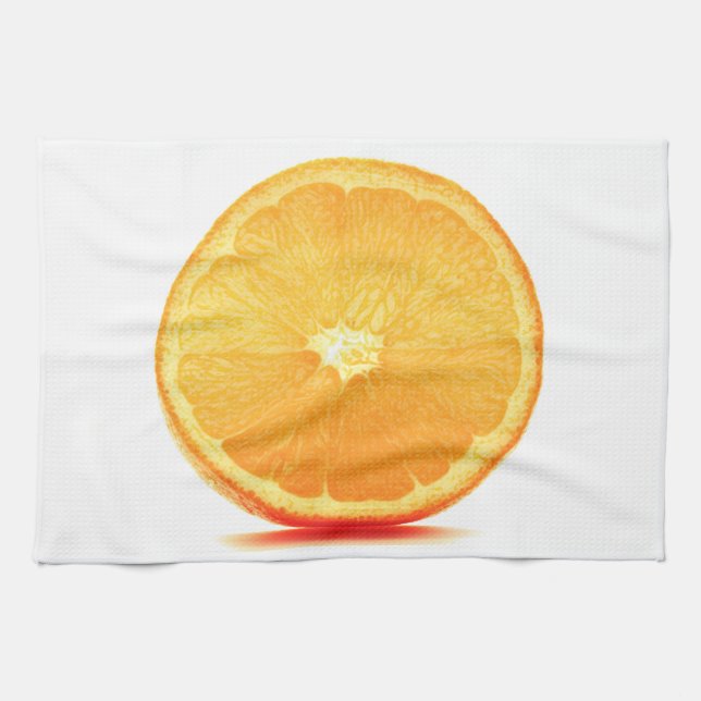 Orange Slice  Kitchen Towel (Horizontal)