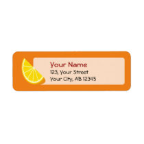 Orange Slice Label