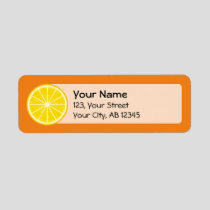 Orange Slice Label