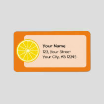 Orange Slice Label