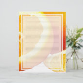 Orange Slice Lined Letterhead (Standing Front)