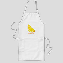 Orange Slice Long Apron