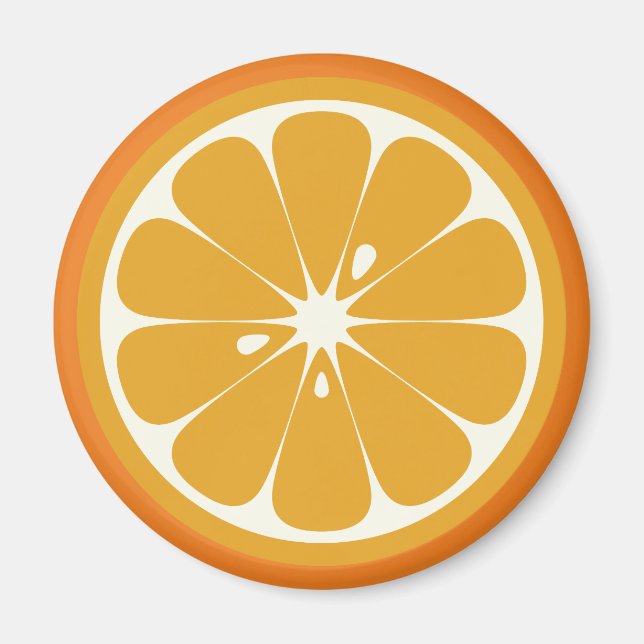 Orange Slice Magnet (Front)