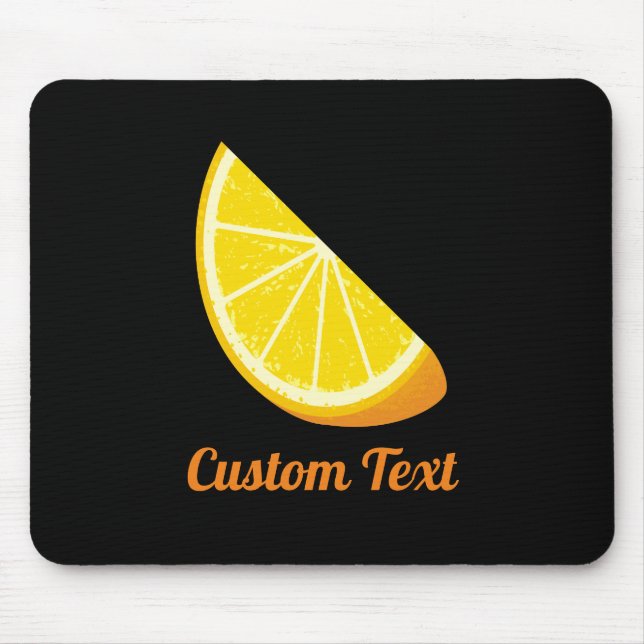 Orange Slice Mouse Pad (Front)