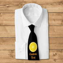 Orange Slice Neck Tie