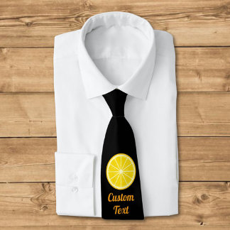 Orange Slice Neck Tie