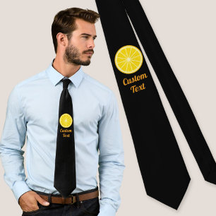 Orange Slice Neck Tie