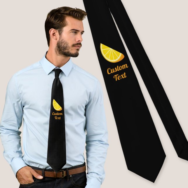 Orange Slice Neck Tie (Creator Uploaded)