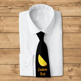 Orange Slice Neck Tie