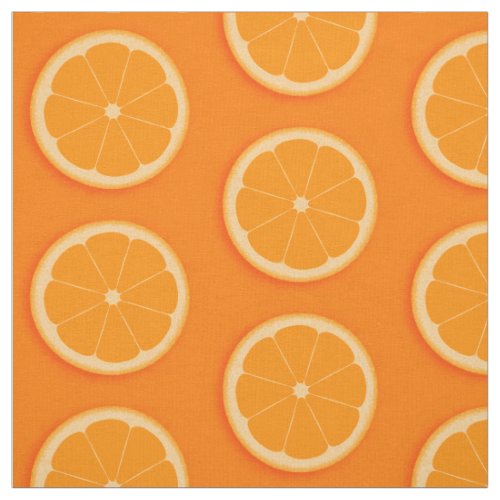 Orange slice orange fruits fabric