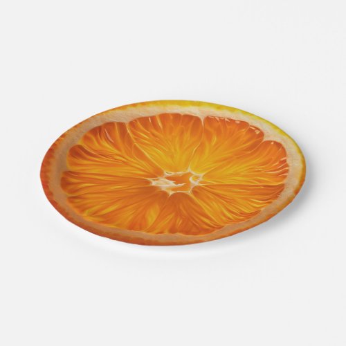 Orange Slice  Paper Plates