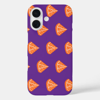 Orange Slice Pattern iPhone 16 Case
