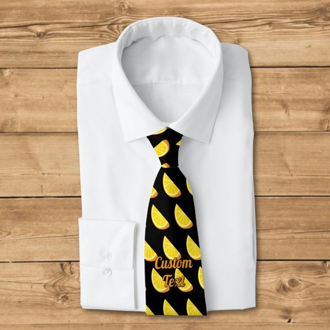 Orange Slice Pattern Neck Tie (Creator Uploaded)