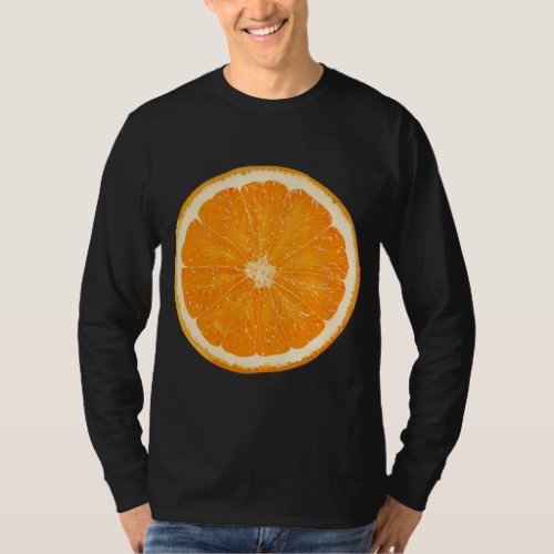Orange Slice Refreshing Fruit T_Shirt