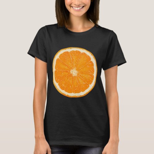 Orange Slice Refreshing Fruit T_Shirt