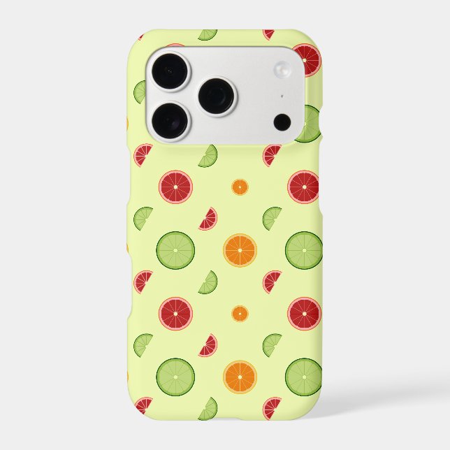 Orange Slice Seamless Pattern Iphone Case (Back)
