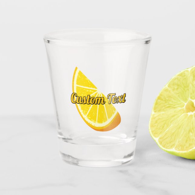 Orange Slice Shot Glass (Front)