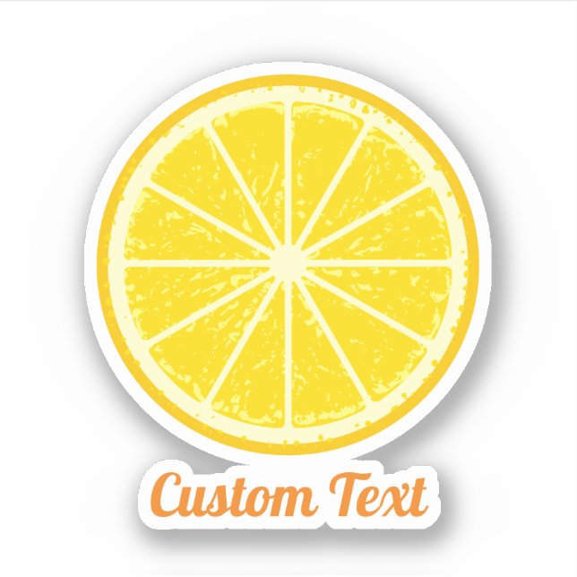 Orange Slice Sticker (Front)