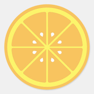 Orange Slice Sticker
