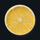 Orange Slice Summer Party Paper Plates<br><div class="desc">Add some brightness to your event with this festive paper plates featuring an orange slice. Perfect for summer events.</div>