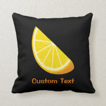 Orange Slice Throw Pillow