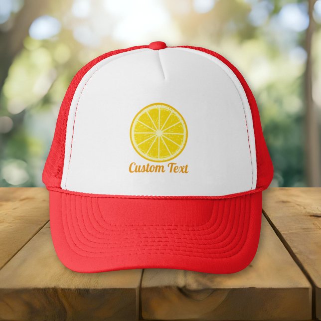 Orange Slice Trucker Hat (Creator Uploaded)