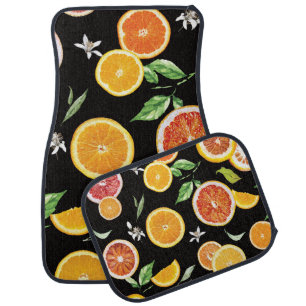 Orange slices 2 #pattern #trendy #style car floor mat