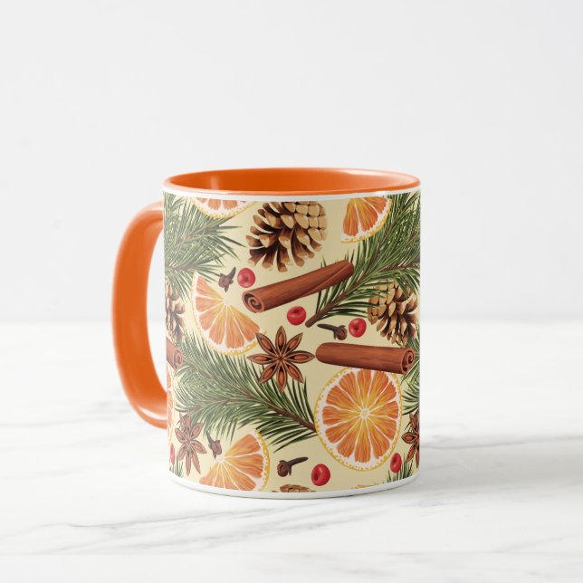 Orange Slices And Spices Mug (Front Left)