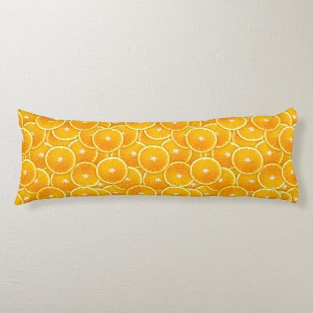 Orange slices body pillow (Front)