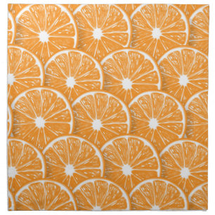 Orange slices cloth napkin