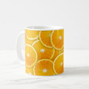 Orange slices coffee mug