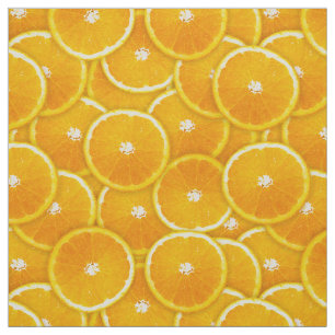 Orange slices fabric