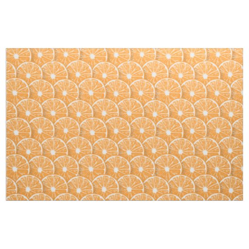 Orange slices fabric
