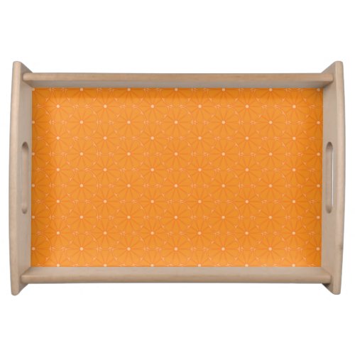 Orange Slices Fruit Filled Pattern Serving Tray