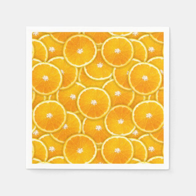 Orange slices napkins (Front)
