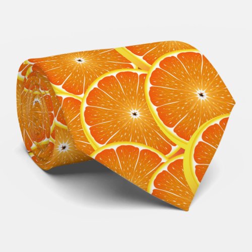 Orange Slices Neck Tie