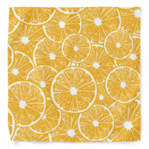 Orange slices pattern design bandana