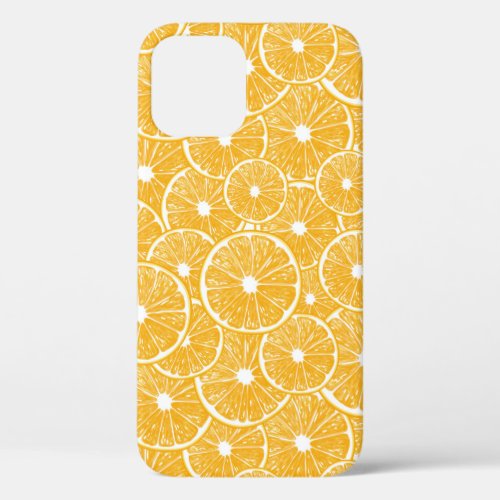 Orange slices pattern design iPhone 12 pro case