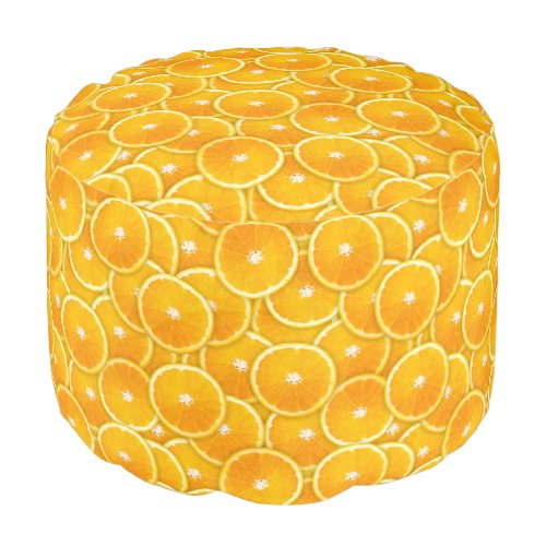 Orange slices pouf