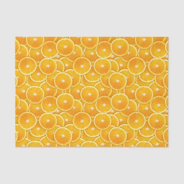 Orange slices tissue paper (Front)