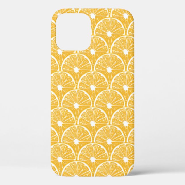 Orange slices, tropical fruit pattern design Case-Mate iPhone case (Back)