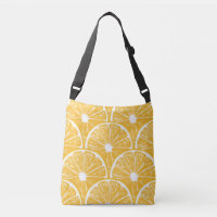 Orange slices, tropical fruit pattern design