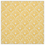 Orange slices, tropical fruit pattern design fabric