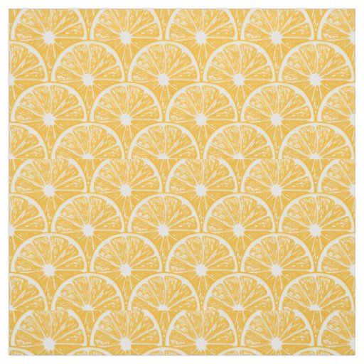 Orange slices, tropical fruit pattern design fabric